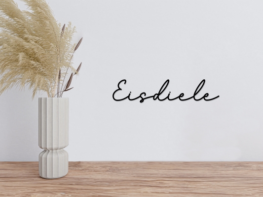 Schriftzug "Eisdiele"